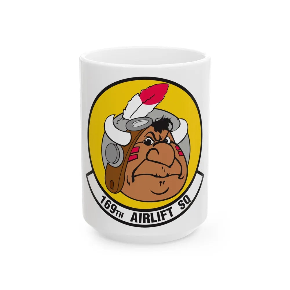 169 Airlift Squadron (U.S. Air Force) White Coffee Mug-15oz-Go Mug Yourself