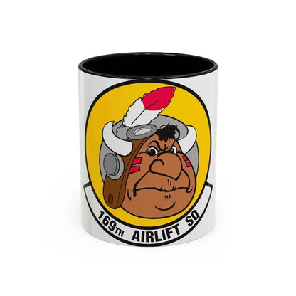 169 Airlift Squadron (U.S. Air Force) Accent Coffee Mug 11oz Black - Go Mug Yourself