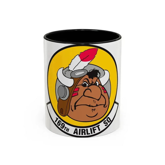 169 Airlift Squadron (U.S. Air Force) Accent Coffee Mug 11oz Black - Go Mug Yourself