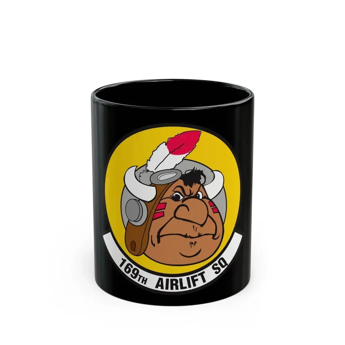 169 Airlift Squadron (U.S. Air Force) Black Coffee Mug 11oz - Go Mug Yourself