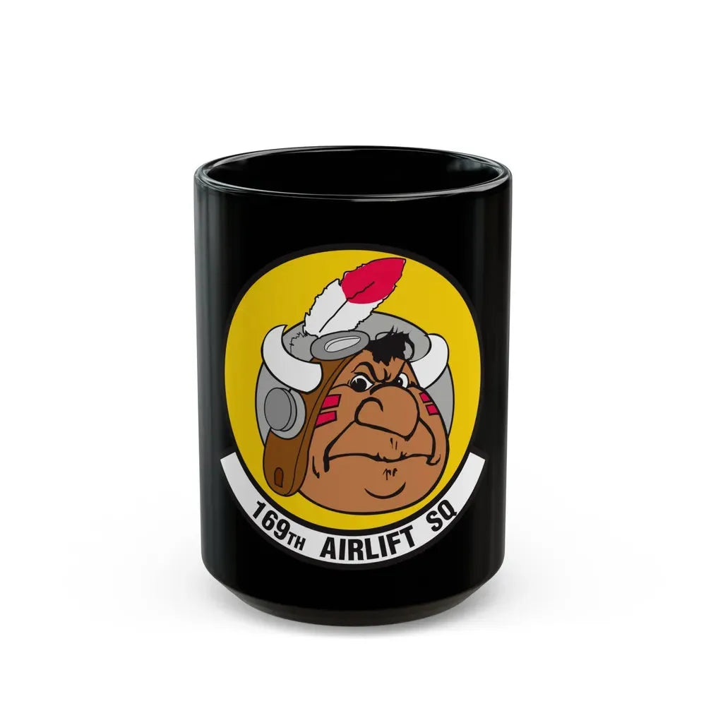 169 Airlift Squadron (U.S. Air Force) Black Coffee Mug 15oz - Go Mug Yourself