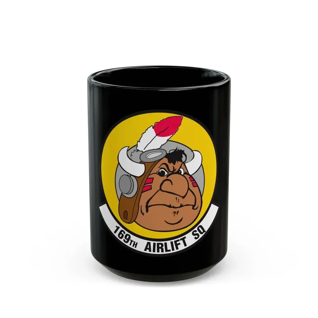 169 Airlift Squadron (U.S. Air Force) Black Coffee Mug 15oz - Go Mug Yourself