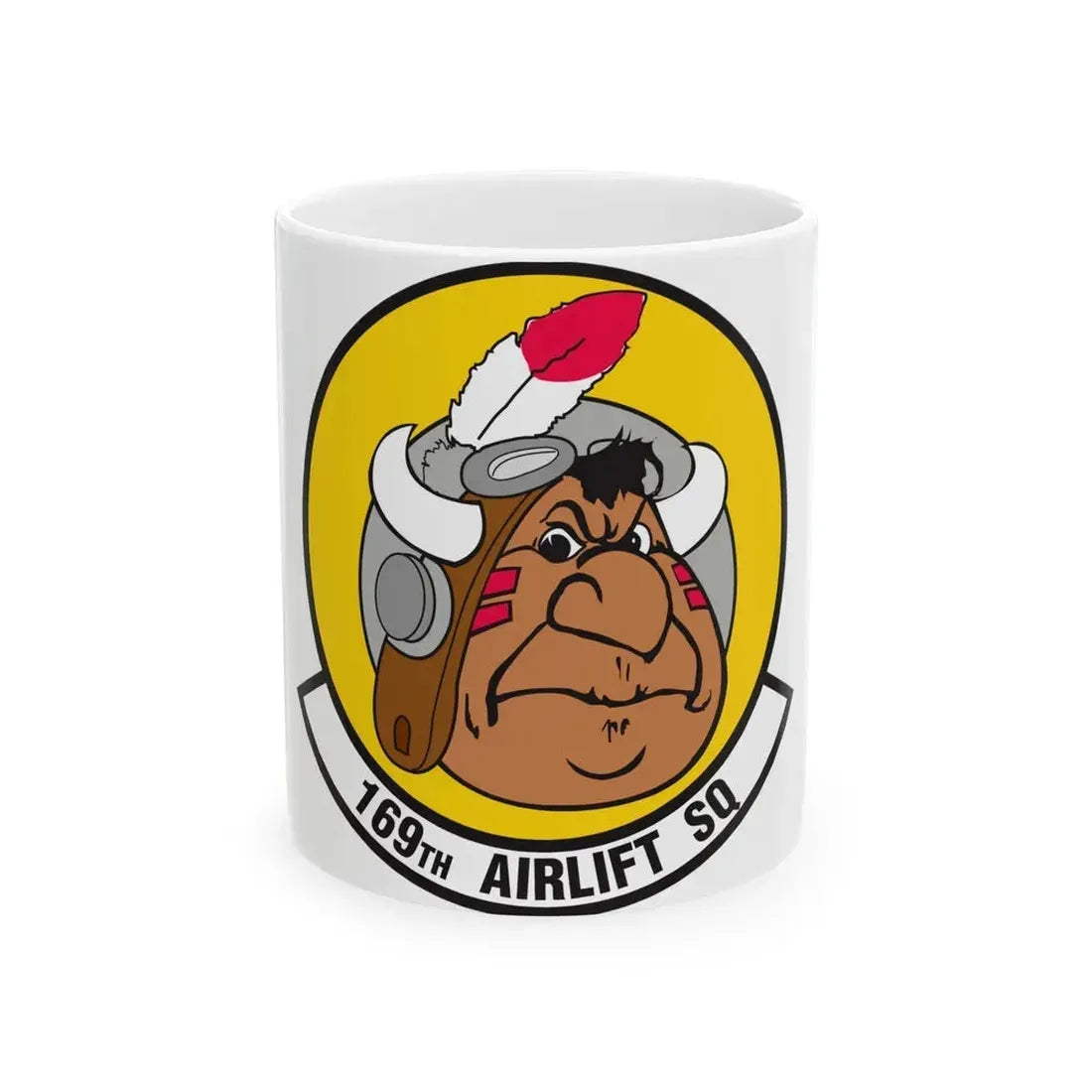 169 Airlift Squadron (U.S. Air Force) White Coffee Mug - Go Mug Yourself