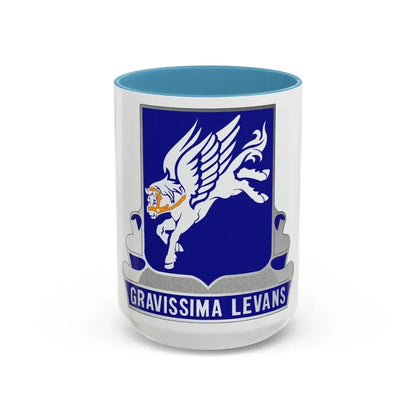 169 Aviation Regiment (U.S. Army) Accent Coffee Mug 15oz Light Blue - Go Mug Yourself
