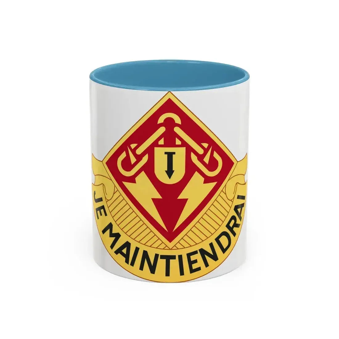 169 Maintenance Battalion (U.S. Army) Accent Coffee Mug 11oz Light Blue - Go Mug Yourself