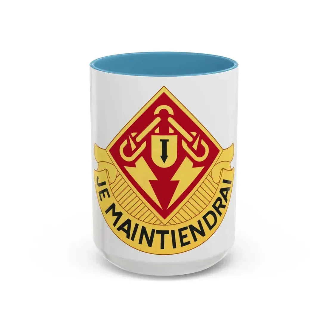 169 Maintenance Battalion (U.S. Army) Accent Coffee Mug 15oz Light Blue - Go Mug Yourself