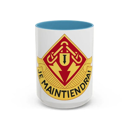 169 Maintenance Battalion (U.S. Army) Accent Coffee Mug 15oz Light Blue - Go Mug Yourself