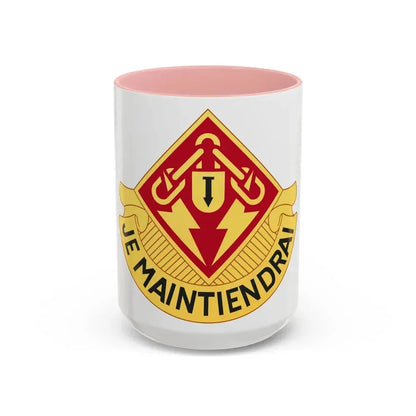 169 Maintenance Battalion (U.S. Army) Accent Coffee Mug 15oz Pink - Go Mug Yourself