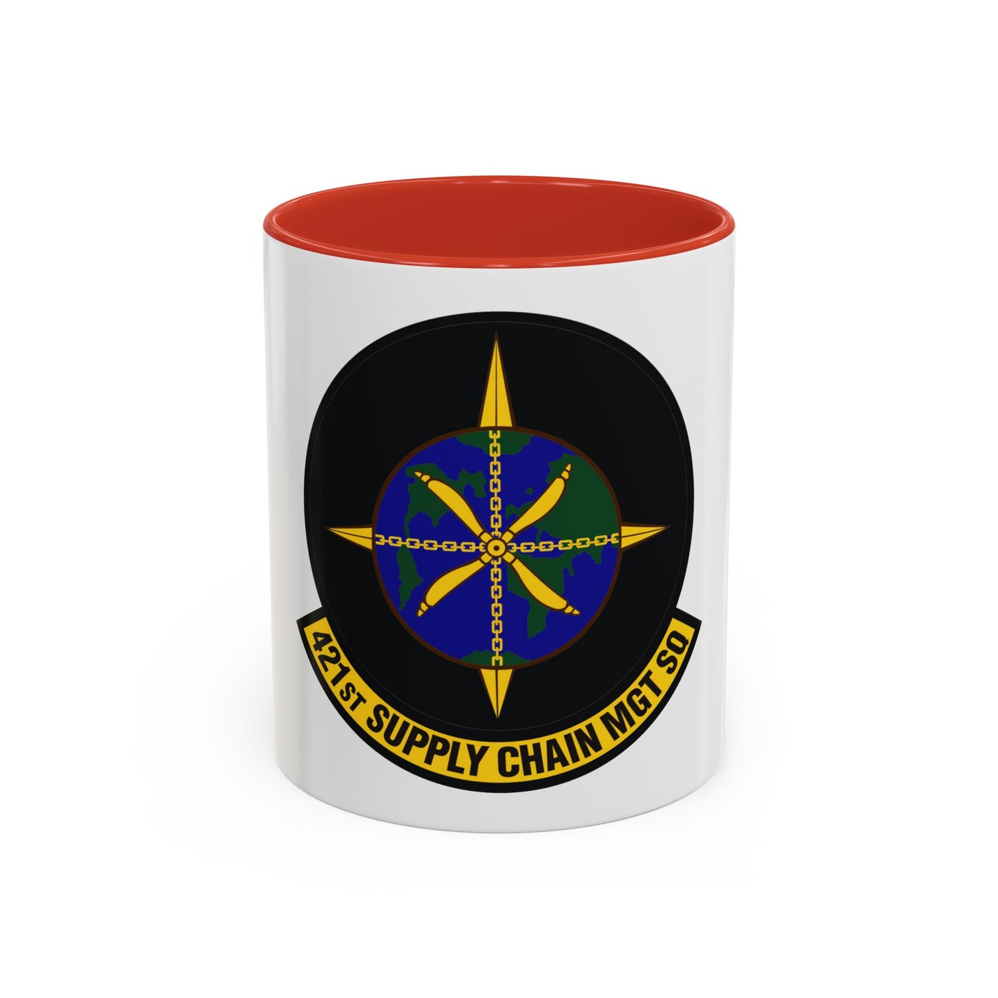 421st Supply Chain Management Squadron (U.S. Air Force) Accent Coffee Mug