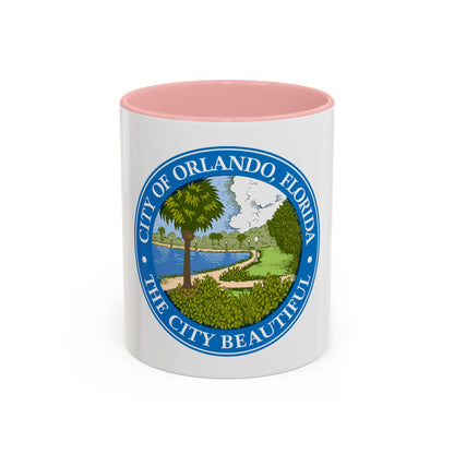 Seal of Orlando Florida - Accent Coffee Mug