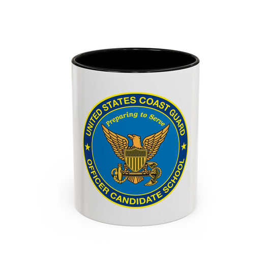 USCG Officer Candidate School (U.S. Coast Guard) Accent Coffee Mug