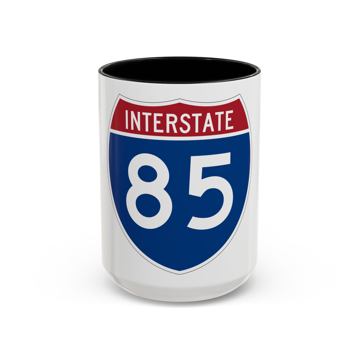 Interstate 85 (U.S. Highways) Accent Coffee Mug