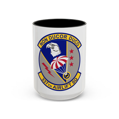 337th Airlift Squadron (U.S. Air Force) Accent Coffee Mug