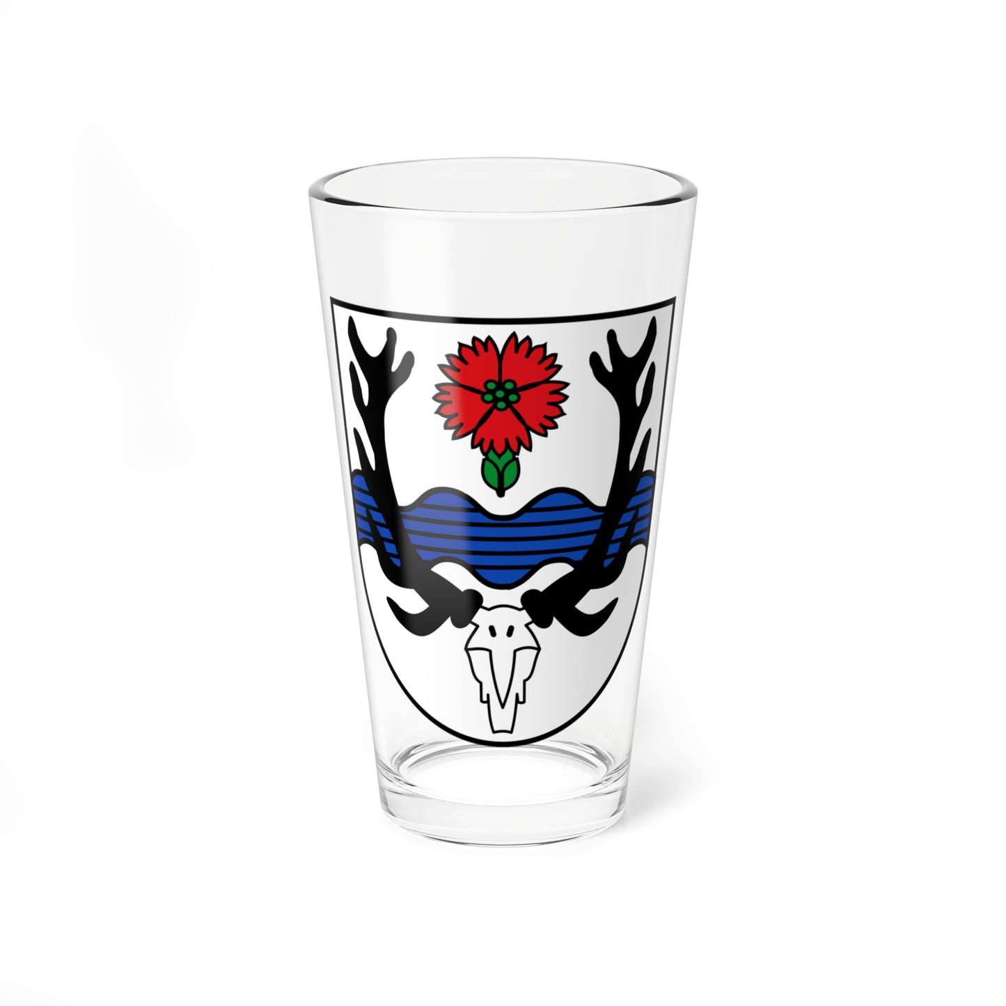 DEU Borgsdorf COA (Germany) (Coat of Arms) Pint Glass 16oz