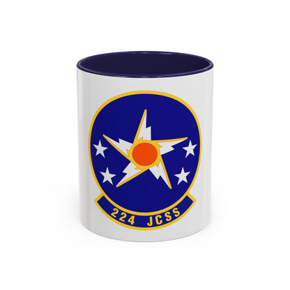 224th Joint Communications Support Squadron (U.S. Air Force) Accent Coffee Mug