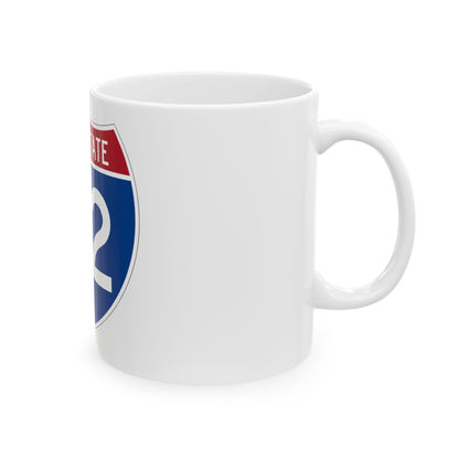 Interstate 82 (U.S. Highways) White Coffee Mug