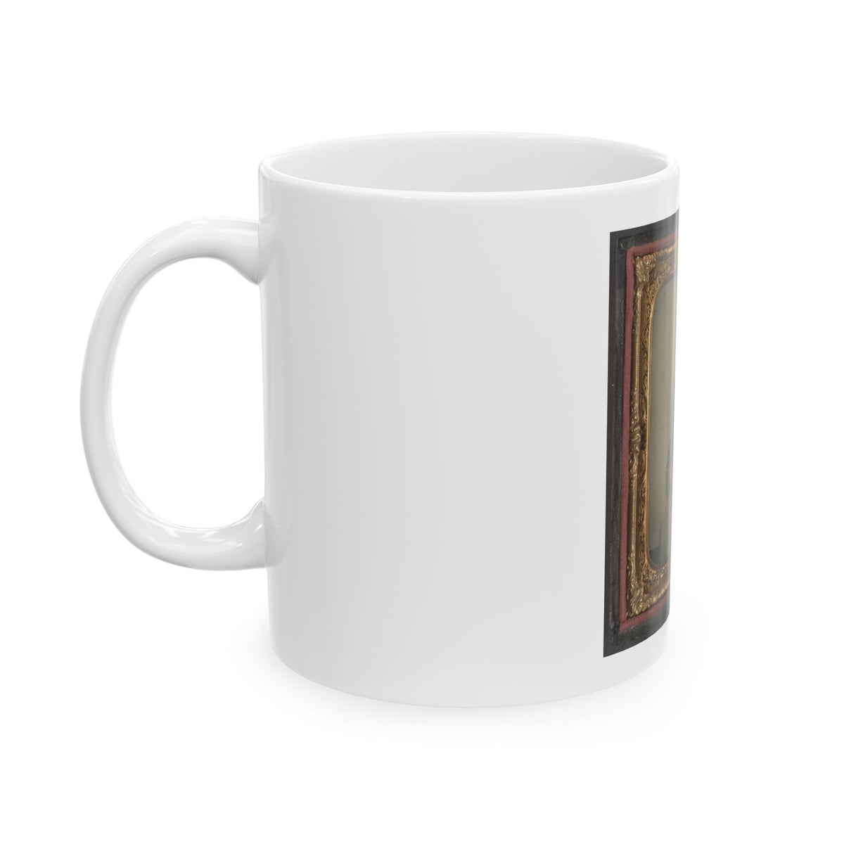 Unidentified Private In Confederate Uniform (U.S. Civil War) White Coffee Mug