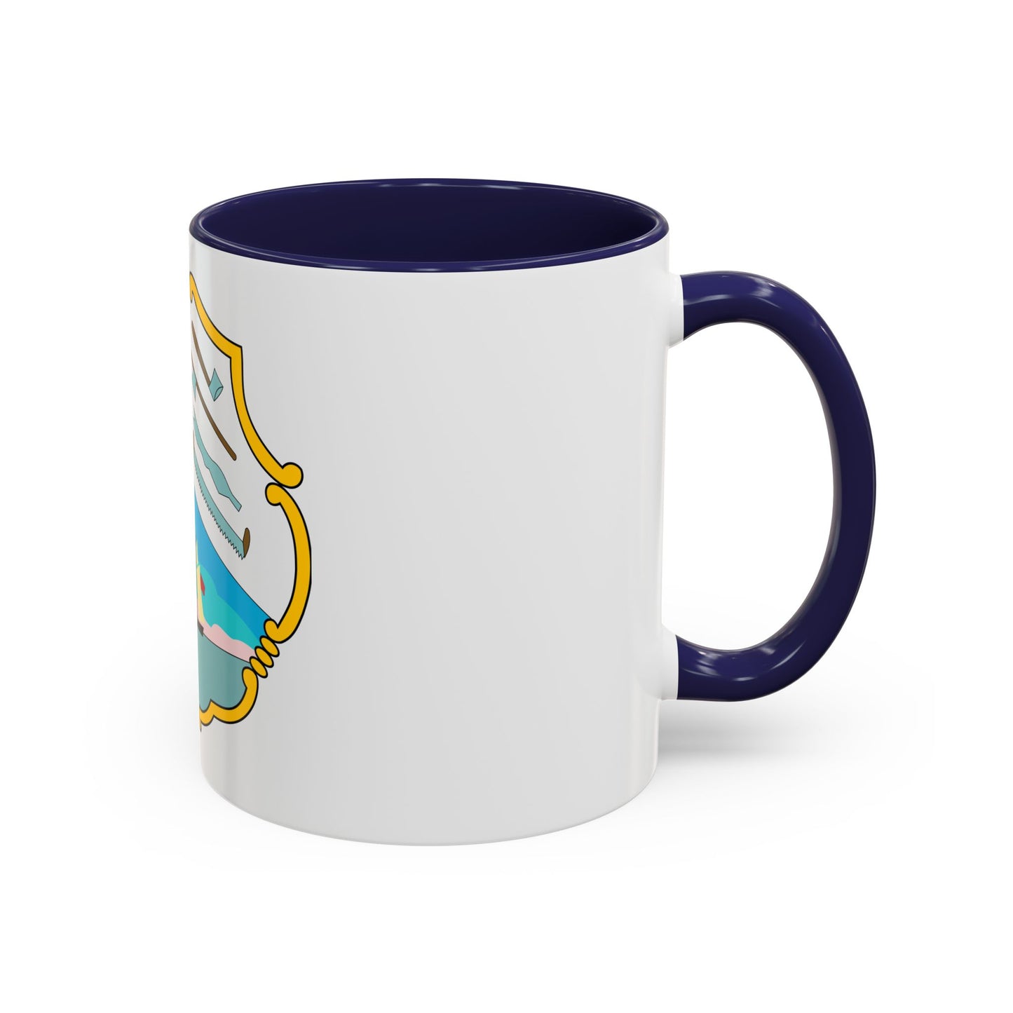 Coat of arms of British Honduras (1819-1907) - Accent Coffee Mug