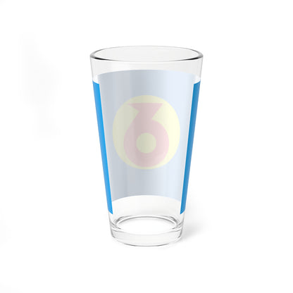 Flag of Yokohama Aomori no text (Japan) Pint Glass 16oz