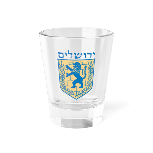 Jerusalem emblem (Israel) (Coat of Arms) Shot Glass 1.5oz