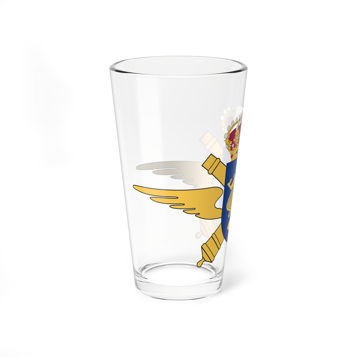 Roslagens luftvärnsregemente vapen (Sweden) (Coat of Arms) Pint Glass 16oz