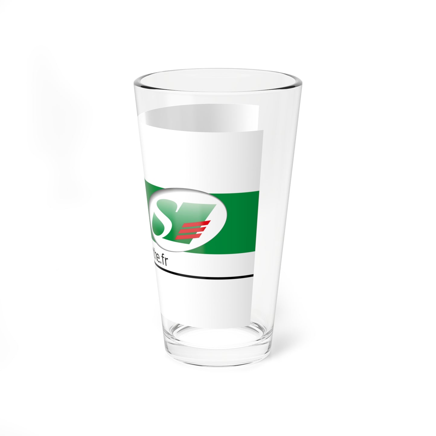 Flag of the Department of Sarthe (France) Pint Glass 16oz