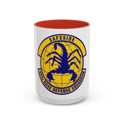 822 Base Defense Squadron ACC (U.S. Air Force) Accent Coffee Mug