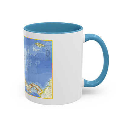 Central America (1973) (Map) Accent Coffee Mug