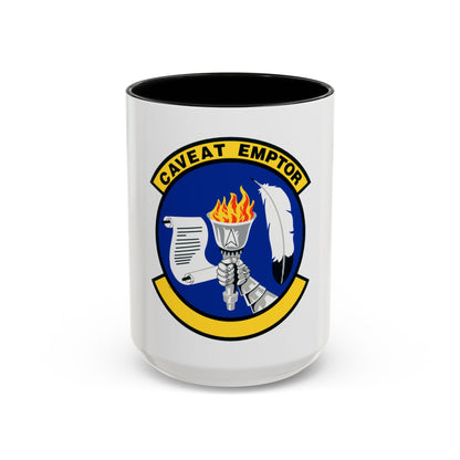 319 Contracting Squadron ACC (U.S. Air Force) Accent Coffee Mug