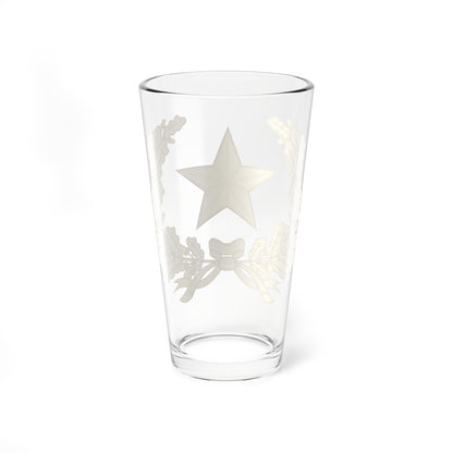 Emblem of the Military staff of the Spanish Army (Spain) (Coat of Arms) Pint Glass 16oz