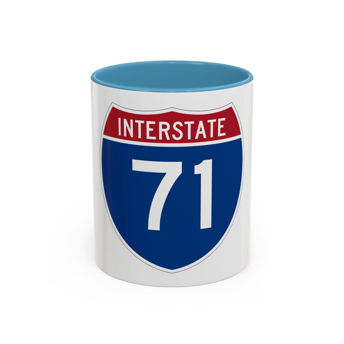 Interstate 71 (U.S. Highways) Accent Coffee Mug