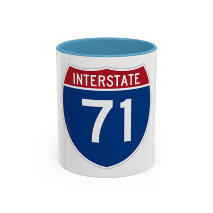 Interstate 71 (U.S. Highways) Accent Coffee Mug