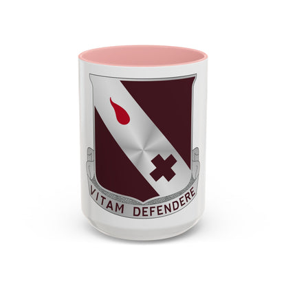 327 Medical Battalion (U.S. Army) Accent Coffee Mug