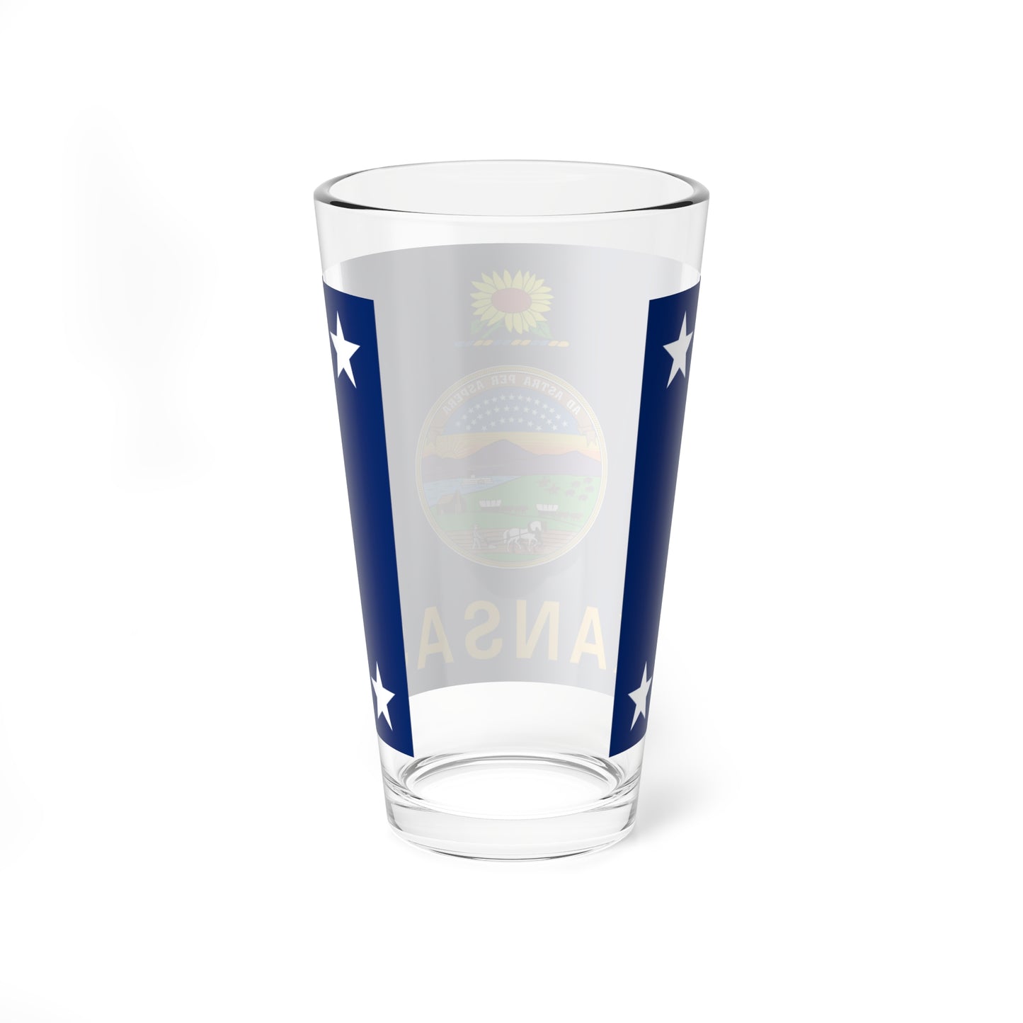 Flag of the Governor of Kansas (United States) Pint Glass 16oz