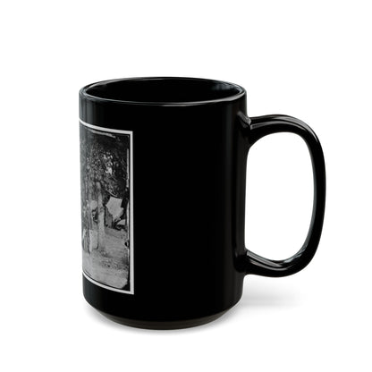 Bealeton, Va. Officers And Noncommissioned Officers Of Co. D, 93d New York Infantry (U.S. Civil War) Black Coffee Mug