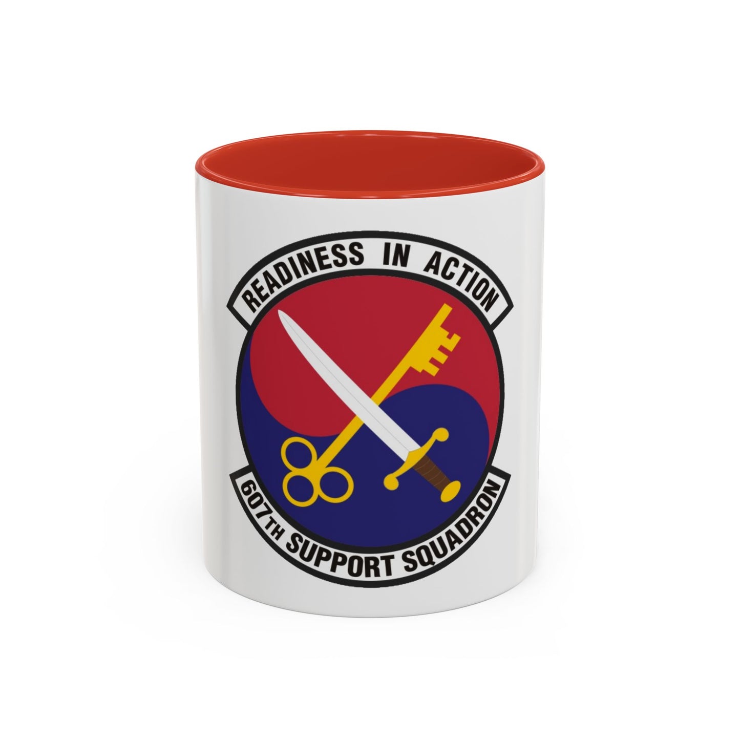 607th Support Squadron (U.S. Air Force) Accent Coffee Mug