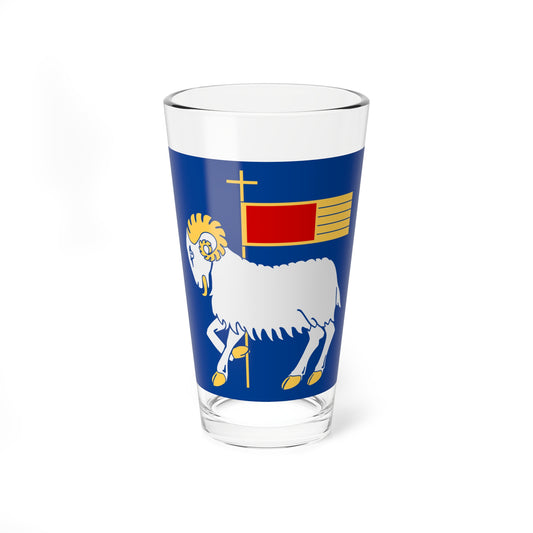 Gotland flag (Sweden) Pint Glass 16oz