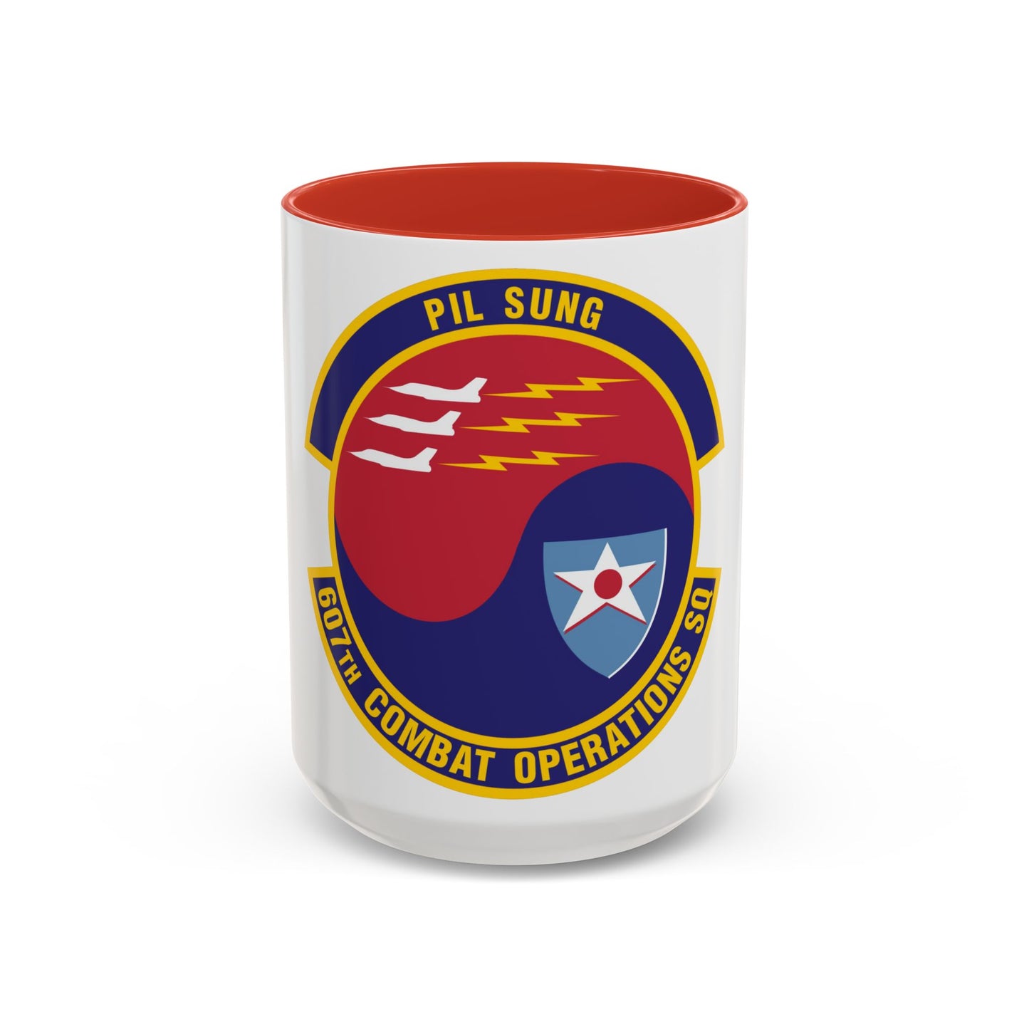 607th Combat Operations Squadron (U.S. Air Force) Accent Coffee Mug