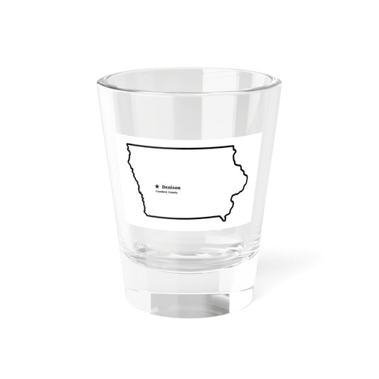 Flag of Crawford County Iowa Sesquicentennial (United States) Shot Glass 1.5oz