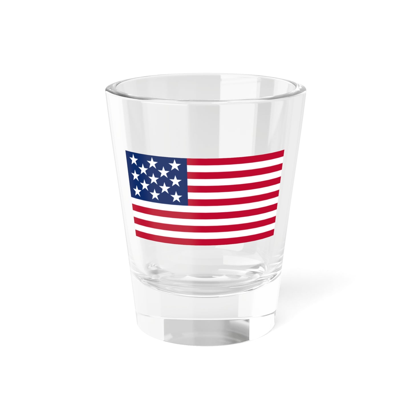 U.S. 13-star boat flag 1912-1916 (United States) Shot Glass 1.5oz