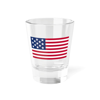 U.S. 13-star boat flag 1912-1916 (United States) Shot Glass 1.5oz