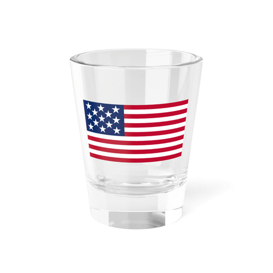 U.S. 13-star boat flag 1912-1916 (United States) Shot Glass 1.5oz
