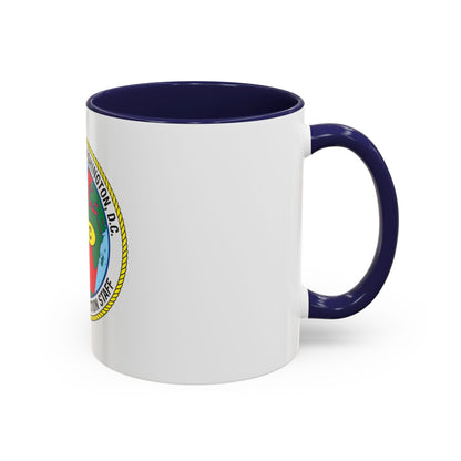 USCG Washington DC Traveling Inspection Staff (U.S. Coast Guard) Accent Coffee Mug