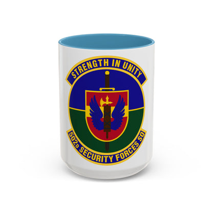 502d Security Forces Squadron (U.S. Air Force) Accent Coffee Mug