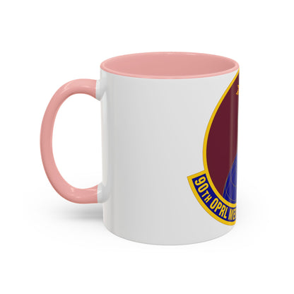 90 Operational Medical Readiness Squadron AFGSC (U.S. Air Force) Accent Coffee Mug