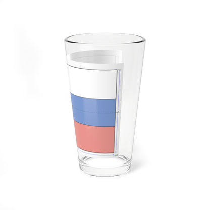 Flag of Russia construction sheet (Russia) Pint Glass 16oz