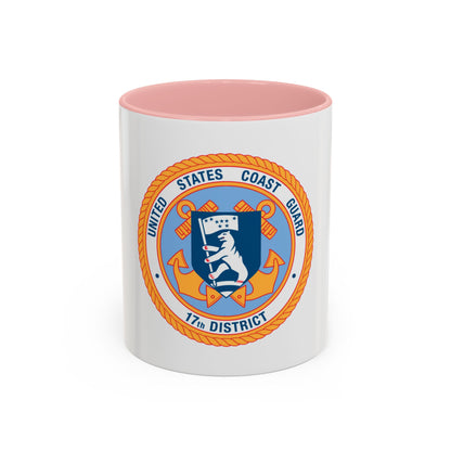 17th CG District (U.S. Coast Guard) Accent Coffee Mug