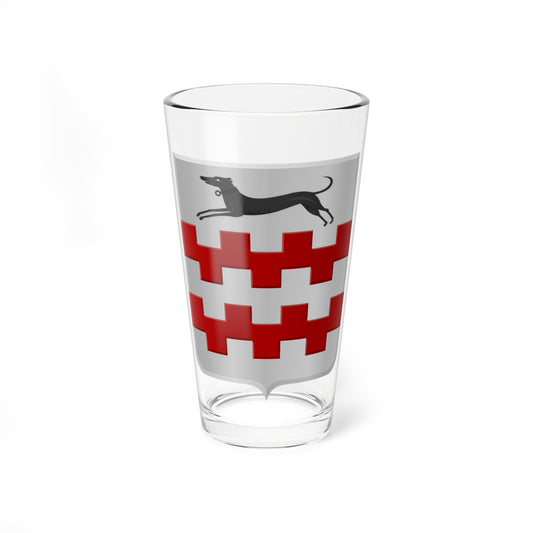 Acqoy wapen (Netherlands) (Coat of Arms) Pint Glass 16oz
