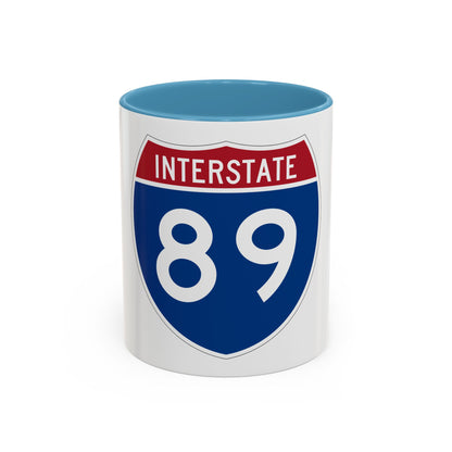 Interstate 89 (U.S. Highways) Accent Coffee Mug