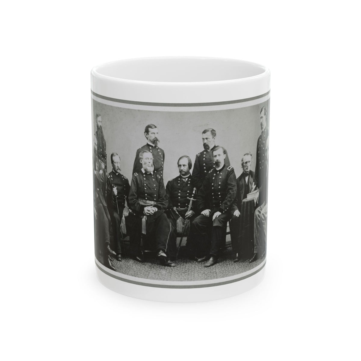 Board Which Tried Lincoln Conspirators (U.S. Civil War) White Coffee Mug